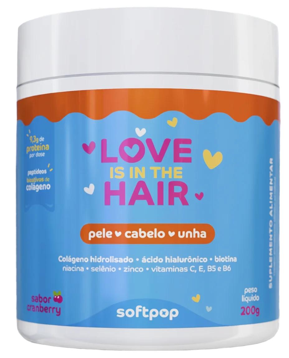 Pote do colágeno Softpop sabor cranberry